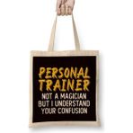 Dekado Personal Trainer Magician Bodybuilding Fitness Instructor Bez Çanta Uzun Saplı - 07028-Renkli