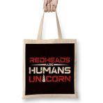 Dekado Redheads Human Unicorn Magic Ginger Red Orange Hair Irish Bez Çanta Uzun Saplı - 07028-Renkli