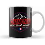 Dekado Retro Ski Chamonix Mont Blanc France Skiing And Mountain Biking Paradise 01 Kupa Bardak Porselen