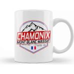 Dekado Retro Ski Chamonix Mont Blanc France Skiing And Mountain Biking Paradise Kupa Bardak Porselen