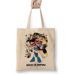 Dekado Rockman Megaman Bez Çanta Uzun Saplı - 07028-Renkli