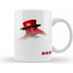 Dekado Scp 049 The Plague Doctor Red Kupa Bardak Porselen