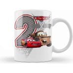 Dekado Şimşek Mcqueen 2 Iki Yaş Hediyesi Kupa Bardak Porselen