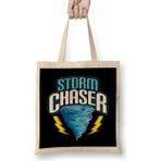 Dekado Storm Chaser Tornado Hurricane & Thunderstorms Bez Çanta Uzun Saplı - 07028-Renkli