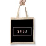 Dekado Suga Bts Simple Suga Bts Fan Bez Çanta Uzun Saplı - 07028-Renkli
