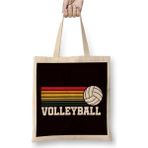 Dekado Vintage Volleyball Retro Ball Sports Coach Team Athlete Game Bez Çanta Uzun Saplı - 07028-Renkli