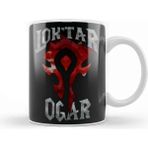 Dekado World Of Warcraft Lok'tar Ogar Kupa Bardak Porselen