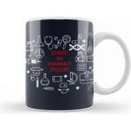 Dekado Zombie Pharmacy Student Pharmacy Student Gift Kupa Bardak Porselen