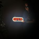 DEKADRON Açık Neon Duvar Sanatı, Neon Duvar Tabelası, Neon Kapı Tabelası, Giriş Duvar Dekoru, Ev Ofis Dekoru, (Uzaktan Kumandalı)