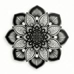 DEKADRON Metal Duvar Dekoru, Metal Mandala Duvar Sanatı, Bohem Sanatı, İç Dekorasyon, Metal Tabela, Metal Duvar Sanatı Mandala Dekoru, (23" G x 23" Y / 58x58 cm)
