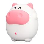 Dekaim Şarj Edilebilir El Isıtıcı Karikatür Domuz Şekli Mini El Isıtıcı, USB Şarj Edilebilir Elektrikli El Isıtıcı, 2 Kademeli Sıcaklık Ayarlı ve Gece Lambası Beyaz