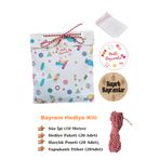 Dekals Bayram Kiti, Şeker Hediye Paketi, Harçlık Poşeti, Süs İpi, Hayırlı-Mutlu Bayramlar Etiketi