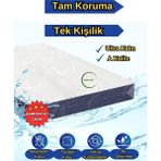 Dekals Ultra Kalın Tek Kişilik Yatak Koruma Naylonu Taşıma Taşınma Saklama Poşeti Baza Ambalaj Yatak Kılıfı PLFX-98618