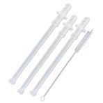 DEKAROX Süt borusu 3'lü set DeLonghi 5313246091 için 17 cm temizleme fırçası ECAM PrimaDonna Dinamica kahve makineleri için