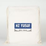 Dekim Moda Hz Yusuf Baskılı Krem Ham Bez Sırt Çantası