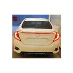 Dekis Garaj CIVIC FC5 2016-2021 IÇIN UYUMLU HAREKETLI SINYALLI LED STOP VE SPOILER TAKIMI KIRMIZI