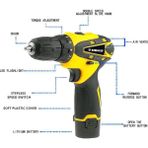 Deko Deko 20 Volt 3.0 Amper Çift Akülü Şarjlı Vidalama Matkap