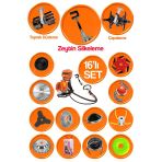 Deko Muhteşem 16 Parçalı Benzinli Sırt Tipi Tırpan + Çapalama Aparatı + Eşeleme + Zeytin Silkeleme