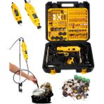Deko Sweden Style DKT462 462 Parça 500W Devir Ayarlı Çift Adet Gravür Oyma Makinesi Taşlama Zımpara Set