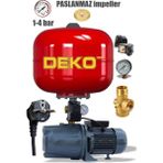 Deko Turkey 4 Kat 4 Daire Otomatik Sistem Paket Hidrofor 1 hp Paslanmaz Tanklı Jet Pompa Set