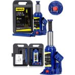 Deko Turkey Çelik Şase 3 Ton Kapasiteli Şişe Tip Araç Krikosu 2 Yıl Garantili 37.2cm Max Çantalı Set