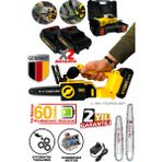 Deko Turkey Çift Akülü Profesyonel Dal Budama Testeresi Şarjlı Ağaç Kesme Testeresi 40VF Çift Palalı Set - 2