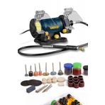 Deko Turkey Çok Fonksiyonlu Spiralli Gravür Zımpara Taş Motoru Oyma Seti + 105 Pcs Uç Hediyeli 450Watt