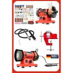 Deko Turkey DK500W 500W Devir Ayarlı Çark Motoru Dremel Zımpara Bileme Gravür Oyma Parlatma Taşlama Seti+Mengene