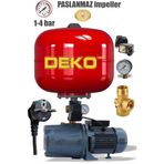 Deko Turkey Otomatik Sistem Paket Hidrofor 4 Kat 4 Daire Italyan Küre Paslanmaz Tanklı Jet Hidrofor Pompa Set
