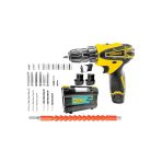 Deko Turkey Pro Speed 24 V 4 Ah Metal Şanzuman Çift Akülü Vidalama Armut Şarjlı Matkap + Full Prof. Set Hediyeli
