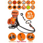 Deko Turkey Yeni Nesil Ultra Profesyonel Set Özel Sırt Tırpan + Çapalama Seti + Zeytin Toplama 16 Parça Full Set