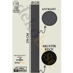 dekobase Antrasit 40x270 Cm Yeni Nesil Akustik Ahşap Duvar Paneli