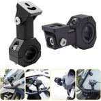 Dekohop Motosiklet Gidon Sis Farı Montaj Ayağı 2 Adet Ayarlanabilir Braket ALÜMINYUM 18-32MM