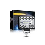 Dekohop Off Road 3 Inç LED Çalışma Lambası 12-24V Traktör Tır Kamyon Atv Yüksek Performanslı Sis Farı Metal