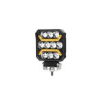 Dekohop Oto Çalışma Lambası 4 Inç 12-24V Drl Sarı 2 Mod Flash Traktör Tır Kamyon Tekne Projektör Sis Farı