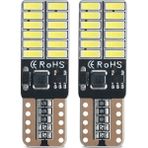 Dekohop T10 Dipsiz Ampul Beyaz 12 LED Canbus 2 Adet Oto Park Plaka ve İç Aydınlatma LED Ampul