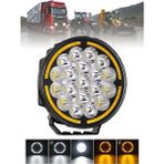 Dekohop Tır Kamyon Traktör 9 Inç LED Sis Farı Angel Halka Metal Kasa 100 W Süper Delici Aydınlatma 12-24V