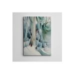 Dekolata Ağaçlar ve Kış Mini 40x60 cm Kanvas Tablo