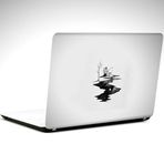 Dekolata Astronot Balık Tutarken Laptop Sticker 10 Inch (25X19Cm)