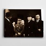 Dekolata Atatürk 1933 Adana'da 100x140 cm Kanvas Tablo
