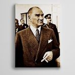 Dekolata Atatürk 85x120 cm Kanvas Tablo