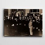 Dekolata Atatürk Ankara'da 1930 70x100 cm Kanvas Tablo