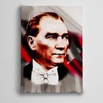 Dekolata Atatürk Bayrak ve Anıtkabir 30x40 cm Kanvas Tablo