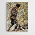 Dekolata Atatürk Cephede Mozaik 25x35 cm Kanvas Tablo