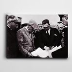 Dekolata Atatürk Ergani Bakır Madeninde 35x50 cm Kanvas Tablo