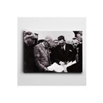 Dekolata Atatürk Ergani Bakır Madeninde 70x100 cm Kanvas Tablo