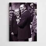 Dekolata Atatürk Eşrafla 100x140 cm Kanvas Tablo