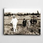 Dekolata Atatürk Gazi Orman Çiftliği 85x120 cm Kanvas Tablo