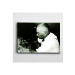 Dekolata Atatürk Gözlükle 40x60 cm Kanvas Tablo