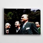 Dekolata Atatürk İstikbal Göklerdedir 25x35 cm Kanvas Tablo